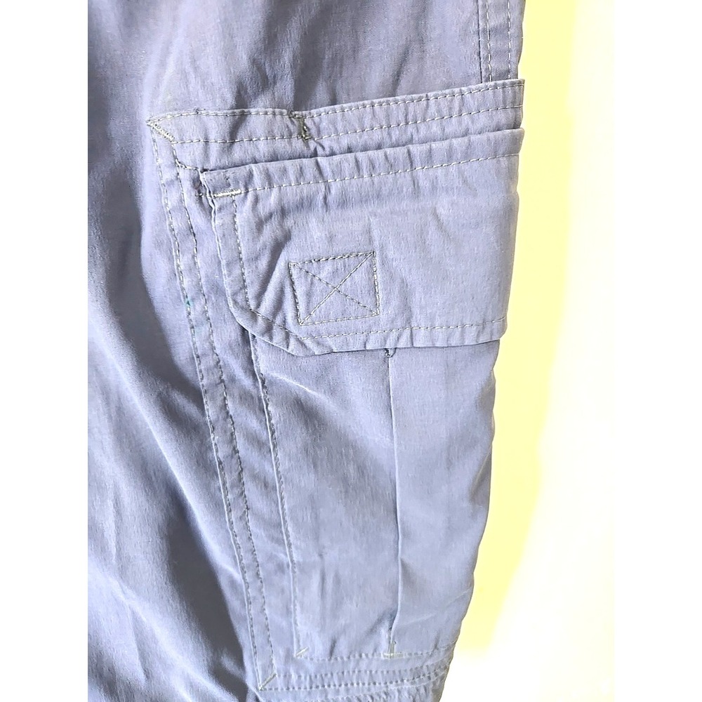 Eddie Bauer Rainier Shorts Men's 36 Blue Hiking Cargo Travex Stretch Tech 10" - Picture 7 of 12
